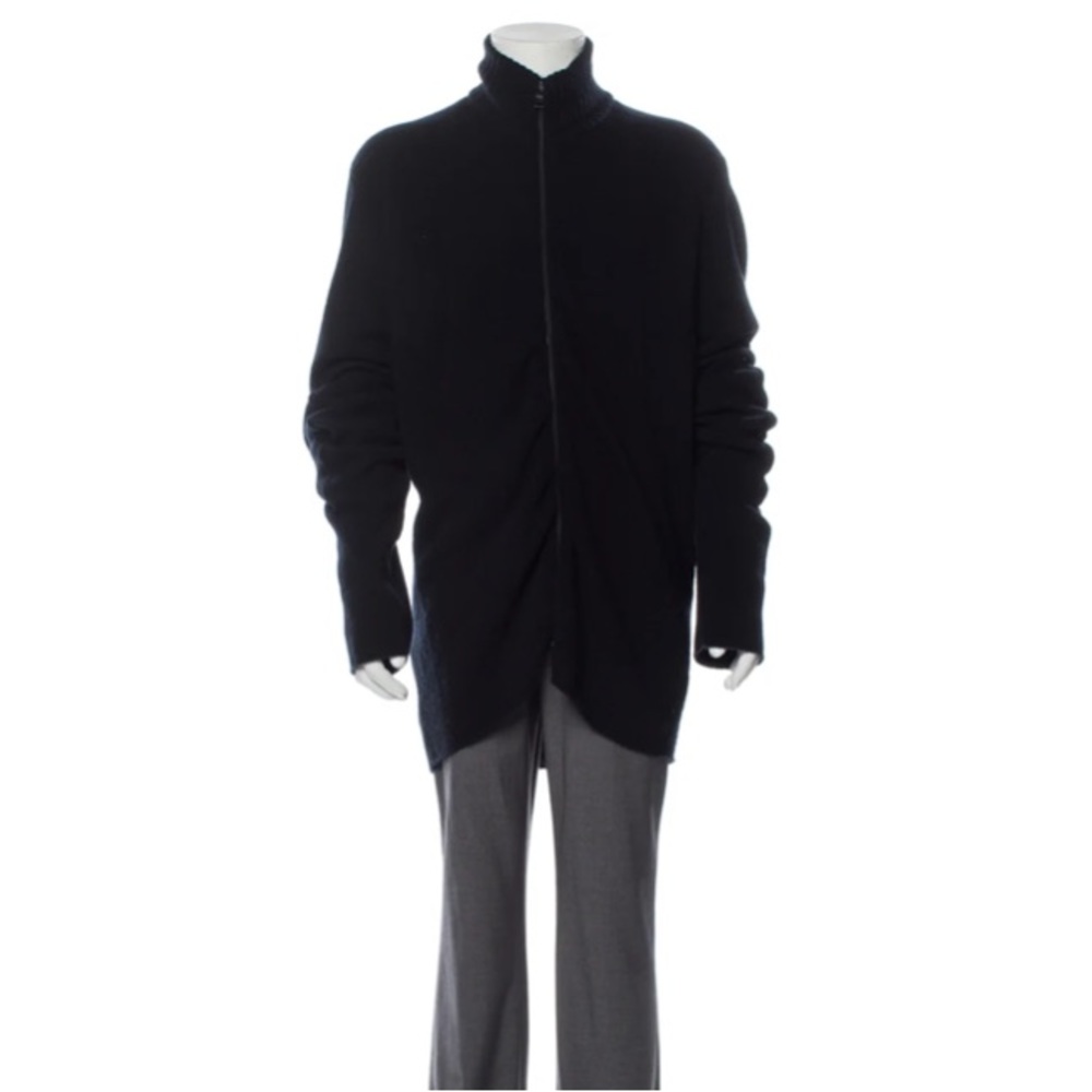 PRADA Turtleneck Long Sleeve Cardigan